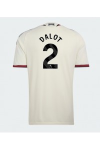 Manchester United Diogo Dalot #2 Jalkapallovaatteet Kolmaspaita 2026-27 Lyhythihainen